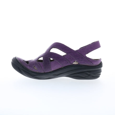 Bionica Maclean 4501909 Womens Purple Leather Strap Slingback Sandals Shoes