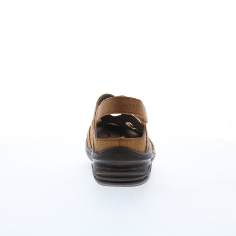 Bionica Maclean 4501930 Womens Brown Leather Slip On Slingback Sandals Shoes