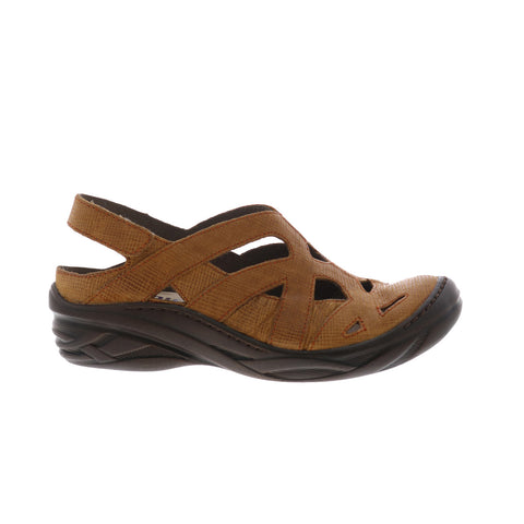 Bionica Maclean 4501930 Womens Brown Leather Slip On Slingback Sandals Shoes