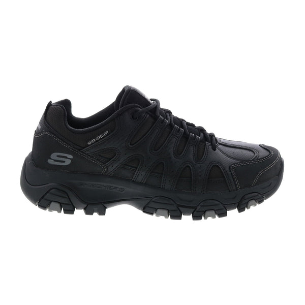 Sho Leather Terrabite Mens Dellga Athletic Black Shoes 51847 Skechers - Hiking Ruze