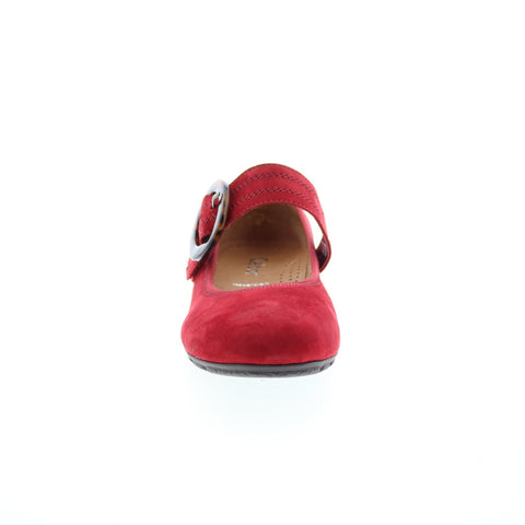 Gabor 54-168-15 Womens Red Hook & Loop Mary Jane Flats Shoes