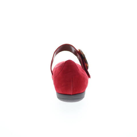 Gabor 54-168-15 Womens Red Hook & Loop Mary Jane Flats Shoes