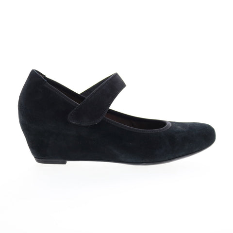 Gabor 5-5362-17 Womens Black Strap Wedges Heels Shoes