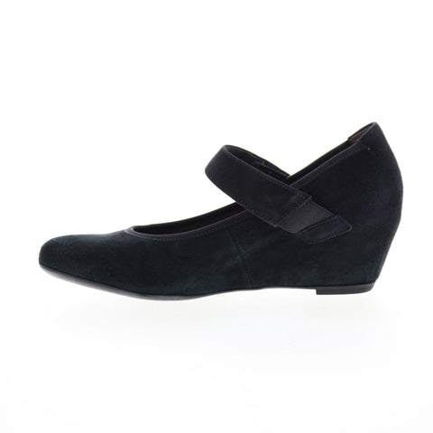 Gabor 5-5362-17 Womens Black Strap Wedges Heels Shoes