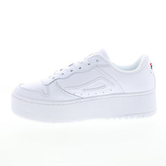 Fila FX-115 5CM01804-125 Womens White Leather Lifestyle Sneakers Shoes