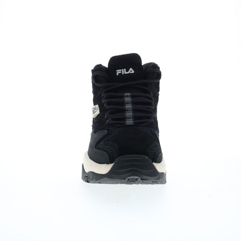 Fila Ranger Boot 5HM01850-021 Womens Black Leather Lace Up Casual Dress Boots