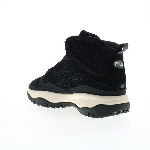 Fila Ranger Boot 5HM01850-021 Womens Black Leather Lace Up Casual Dress Boots