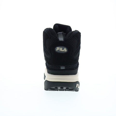 Fila Ranger Boot 5HM01850-021 Womens Black Leather Lace Up Casual Dress Boots