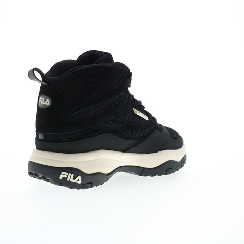 Fila Ranger Boot 5HM01850-021 Womens Black Leather Lace Up Casual Dress Boots