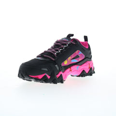 Fila Oakmont Trail 5JM01906-965 Womens Black Leather Athletic Hiking Shoes