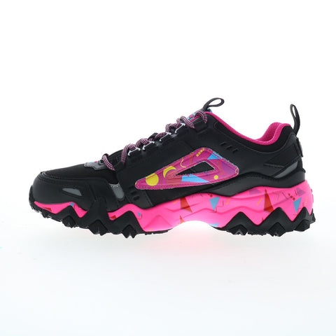 Fila Oakmont Trail 5JM01906-965 Womens Black Leather Athletic Hiking Shoes