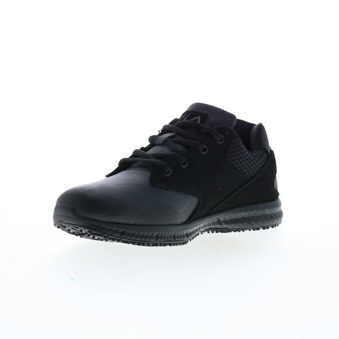 Fila Memory Layers Slip Resistant Womens Black Synthetic Athletic Work Shoes