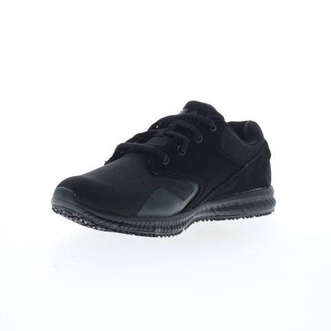 Fila Memory Layers Slip Resistant Water Resistant Womens Black Athletic Work Shoes