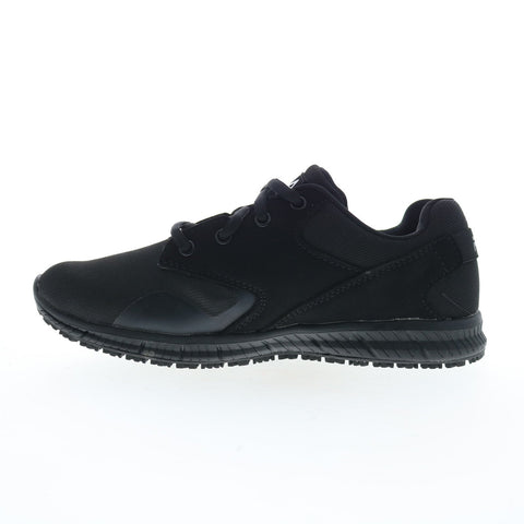 Fila Memory Layers Slip Resistant Water Resistant Womens Black Athletic Work Shoes