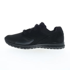 Fila Memory Layers Slip Resistant Water Resistant Womens Black Athletic Work Shoes