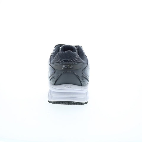 Fila Memory Reckoning 9 Slip Resistant CT Womens Gray Athletic Work Shoes