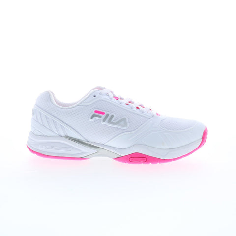Fila Volley Zone 5PM00594-155 Womens White Mesh Lifestyle Sneakers Shoes