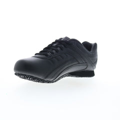 Fila Memory Elleray 5 Slip Resistant Womens Black Athletic Work Shoes