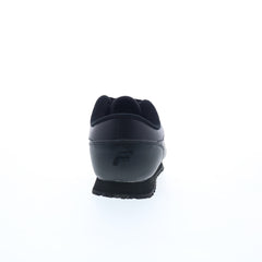 Fila Memory Viable Slip Reistant Womens Black Athletic Work Shoes