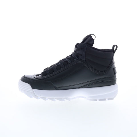 Fila Disruptor II Mid 5XM02360-013 Womens Black Lifestyle Sneakers Shoes