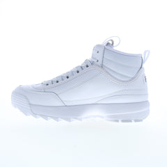 Fila Disruptor II Mid 5XM02360-125 Womens White Lifestyle Sneakers Shoes