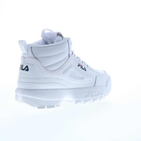 Fila Disruptor II Mid 5XM02360-125 Womens White Lifestyle Sneakers Shoes
