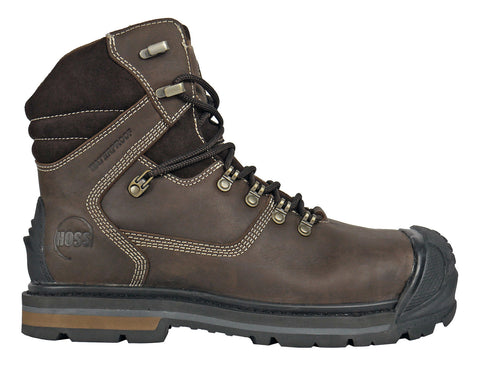 Hoss Hog Composite Toe Waterproof 60690 Mens Brown Leather Work Boots
