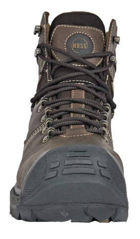 Hoss Hog Composite Toe Waterproof 60690 Mens Brown Leather Work Boots
