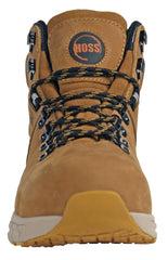 Hoss Ticker Composite Toe Waterproof 60877 Mens Brown Wide Nubuck Work Boots
