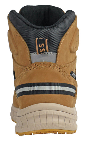 Hoss Ticker Composite Toe Waterproof 60877 Mens Brown Wide Nubuck Work Boots