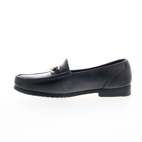 T.B. Phelps La Salle 616-21 Mens Black Wide Loafers & Slip Ons Casual Shoes