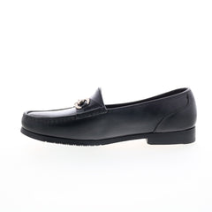 T.B. Phelps La Salle 616-21 Mens Black Wide Loafers & Slip Ons Casual Shoes