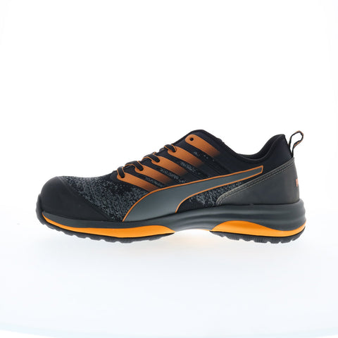 Puma Safety Charge Low Electrical Hazard 644555 Mens Black Work Shoes