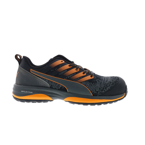Puma Safety Charge Low Electrical Hazard 644555 Mens Black Work Shoes