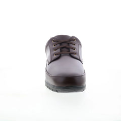 Footsaver by Drew Pinochle 90895-P2 Mens Brown Wide Oxfords Casual Shoes