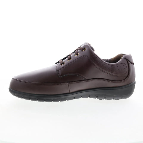 Footsaver by Drew Pinochle 90895-P2 Mens Brown Wide Oxfords Casual Shoes