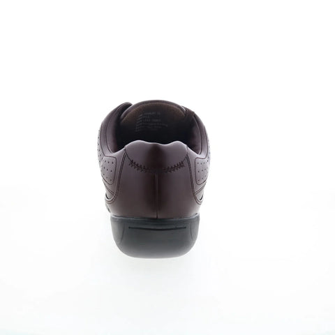 Footsaver by Drew Pinochle 90895-P2 Mens Brown Wide Oxfords Casual Shoes