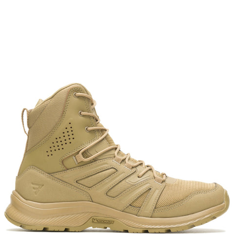 Bates Rallyforce Tall Zip E04161 Mens Beige Mesh Lace Up Tactical Boots