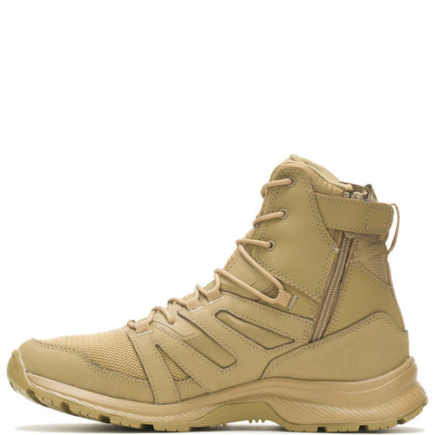 Bates Rallyforce Tall Zip E04161 Mens Beige Mesh Lace Up Tactical Boots