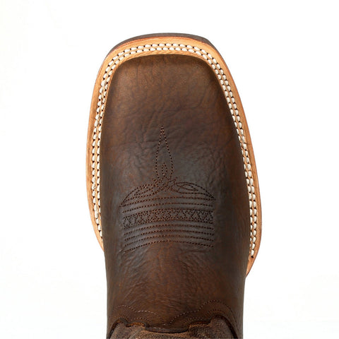 Durango Rebel Pro  DDB0264 Mens Brown Leather Slip On Cowboy Western Boots