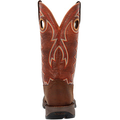 Durango Rebel DDB0327 Mens Brown Wide Leather Slip On Cowboy Western Boots