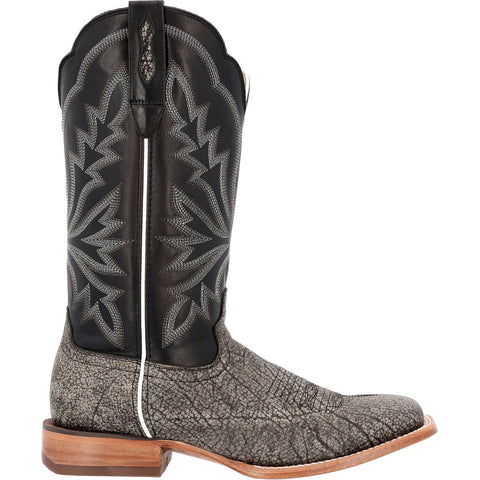 Durango Arena Pro Exotics DDB0436 Mens Gray Leather Slip On Western Boots