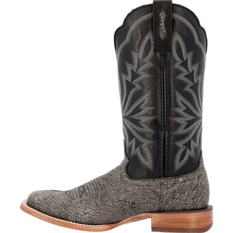 Durango Arena Pro Exotics DDB0436 Mens Gray Leather Slip On Western Boots