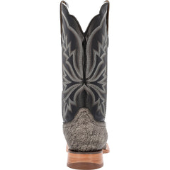 Durango Arena Pro Exotics DDB0436 Mens Gray Leather Slip On Western Boots