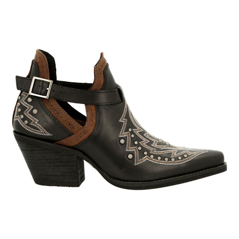 Durango Crush Studded DRD0403 Womens Black Leather Ankle & Booties Boots