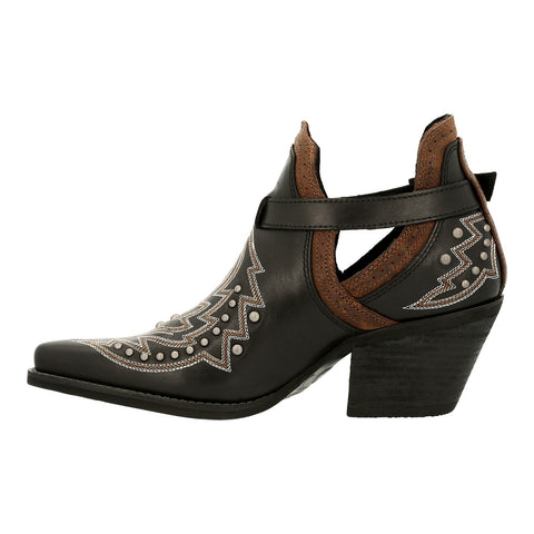 Durango Crush Studded DRD0403 Womens Black Leather Ankle & Booties Boots