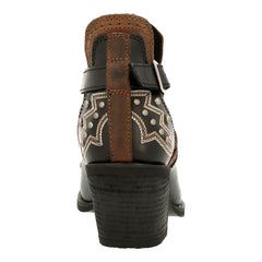 Durango Crush Studded DRD0403 Womens Black Leather Ankle & Booties Boots