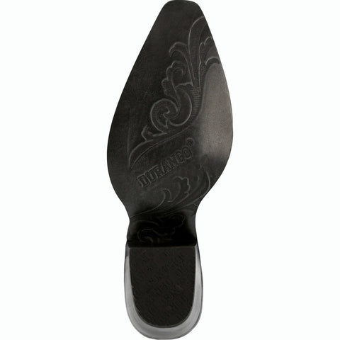 Durango Crush DRD0432 Womens Black Leather Zipper Western Boots