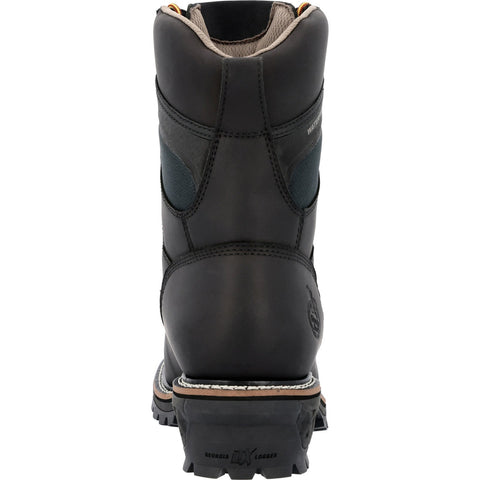 Georgia LTX Logger Composite Toe Waterproof GB00619 Mens Black Wide Boots