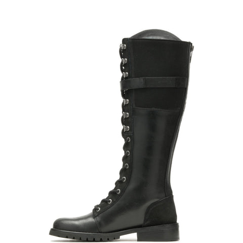 Harley-Davidson Bradner Lace D87261 Womens Black Leather Motorcycle Boots